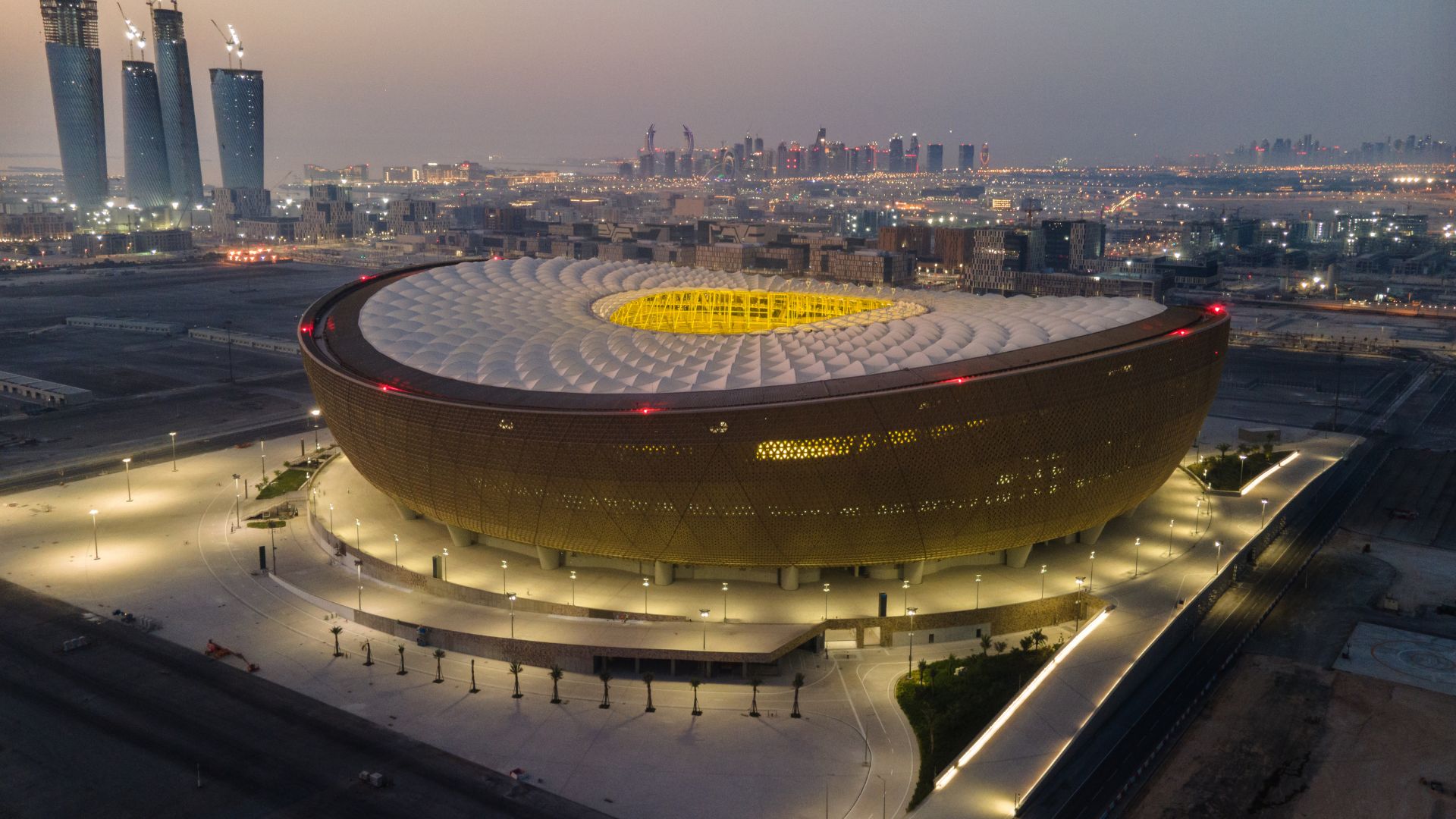 Lusail Stadium picture in the city of Lusail